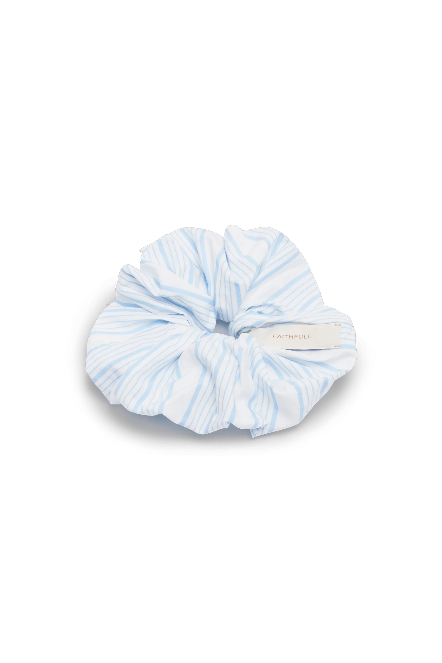 Co-op California Boutique Elisa Stripe Hair Scrunchie - Oversized Cotton